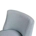 Sgabello da bar imbottito Delaney da 25" blu - Martha Stewart: seduta quadrata, gambe in legno, tessuto in poliestere