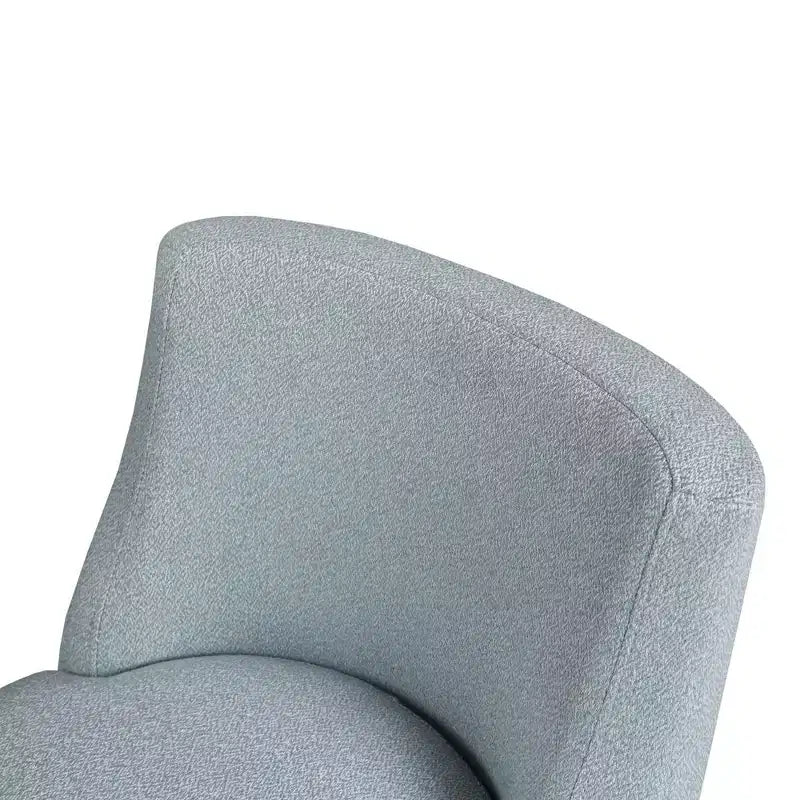 Sgabello da bar imbottito Delaney da 25" blu - Martha Stewart: seduta quadrata, gambe in legno, tessuto in poliestere