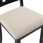 Set di 2 sedie da pranzo con schienale a doghe Hayden Ardesia - Crosley: Seduta imbottita, Struttura in legno di gomma, Lino