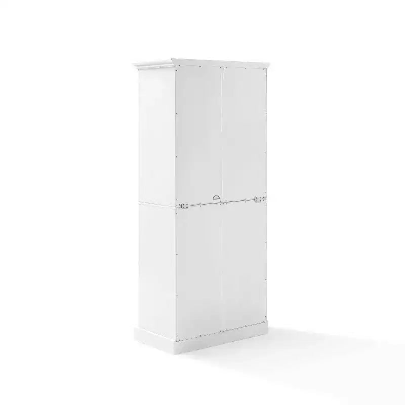 Winston Storage Pantry White - Crosley: Credenza alta a due ante, 5 ripiani, stile tradizionale