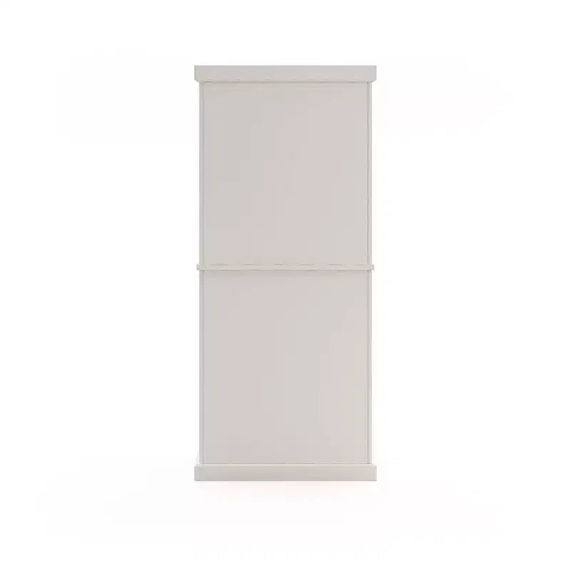 Nantucket Pantry Bianco Sporco - Homestyles: Mobile da cucina costiero nautico, Struttura in legno massello, Ripiani regolabili, Altezza 72"