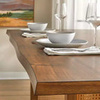 Lifestorey Set da Pranzo Felicity Moderno 5 Pezzi Quercia Coloniale/Beige