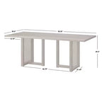 Lifestorey Set da Pranzo Felicity Moderno 5 Pezzi Quercia Coloniale/Beige
