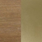 Comodino 22" Luke Wood con Vano Aperto, Stile Rustico/Country - Nathan James