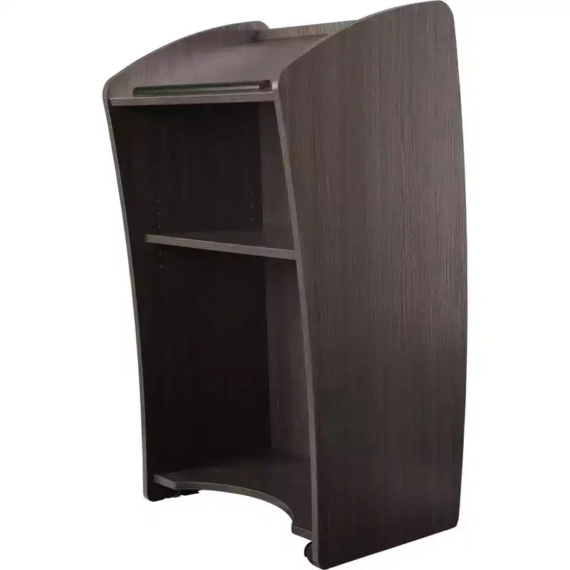 Leggio da Podio per Conferenze Vision Ribbonwood - Hampden Furnishings: Stile Moderno, MDF, Ruote Girevoli