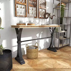 Consolle Industriale in Legno Marrone - Olivia & May