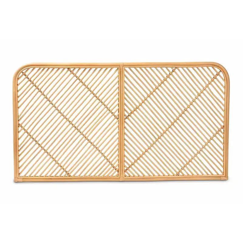 bali & pari Testata letto a parete Queen Sakina in rattan naturale/marrone: Mobili per camera da letto, Nessun assemblaggio richiesto
