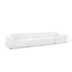 Divano componibile Restore a 4 posti con pouf - Modway