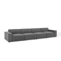 Divano componibile Restore a 4 posti con pouf - Modway