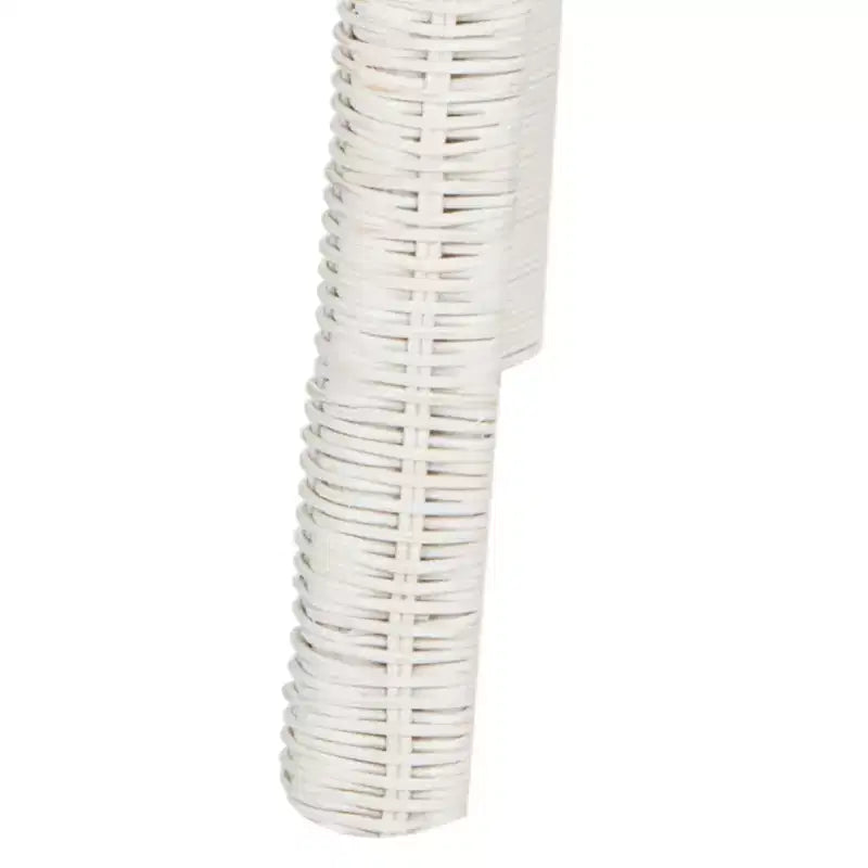 Sgabello Percy Wicker - WIK6501A - Bianco invecchiato - Safavieh