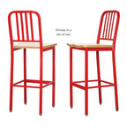 Set di 2 sgabelli da bar in metallo Frazier - Linon