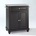 Cambridge Stainless Steel Top Portable Kitchen Island/Cart - Crosley