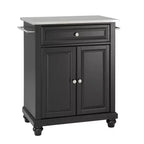 Isola/Carrello portatile da cucina con piano in acciaio inox Cambridge - Crosley