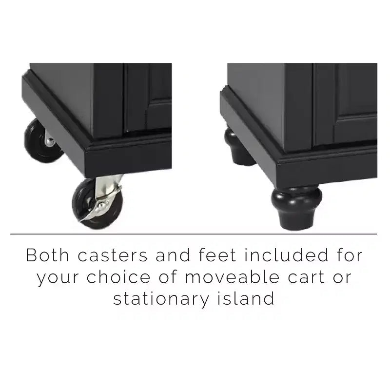Isola/Carrello portatile da cucina con piano in acciaio inox Cambridge - Crosley