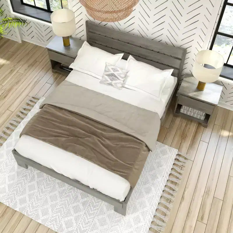 Letto a doghe queen Max & Lily Farmhouse