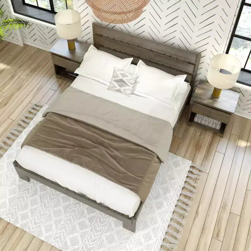 Letto a doghe queen Max & Lily Farmhouse