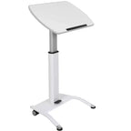 Stand Up Desk Store Supporto per laptop con leggio inclinabile regolabile in altezza con sollevamento pneumatico