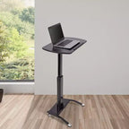 Stand Up Desk Store Supporto per laptop con leggio inclinabile regolabile in altezza con sollevamento pneumatico