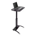 Stand Up Desk Store Supporto per laptop con leggio inclinabile regolabile in altezza con sollevamento pneumatico