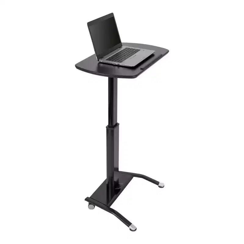 Stand Up Desk Store Supporto per laptop con leggio inclinabile regolabile in altezza con sollevamento pneumatico