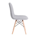 Set di 2 Poltrone Accent Emma e Oliver della Serie Dorset in Finta Pelliccia con Gambe in Faggio per Soggiorno, Camera da Letto, Dormitorio e Altro Ancora