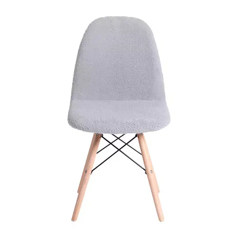 Set di 2 Poltrone Accent Emma e Oliver della Serie Dorset in Finta Pelliccia con Gambe in Faggio per Soggiorno, Camera da Letto, Dormitorio e Altro Ancora