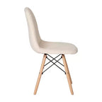 Set di 2 Poltrone Accent Emma e Oliver della Serie Dorset in Finta Pelliccia con Gambe in Faggio per Soggiorno, Camera da Letto, Dormitorio e Altro Ancora