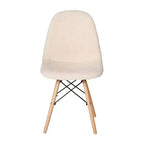 Set di 2 Poltrone Accent Emma e Oliver della Serie Dorset in Finta Pelliccia con Gambe in Faggio per Soggiorno, Camera da Letto, Dormitorio e Altro Ancora