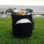 dbest products Carrello frigo ultra compatto Smart Cart, isotermico pieghevole con ruote per portellone barbecue spiaggia estate