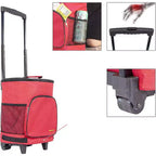 dbest products Carrello frigo ultra compatto Smart Cart, isotermico pieghevole con ruote per portellone barbecue spiaggia estate