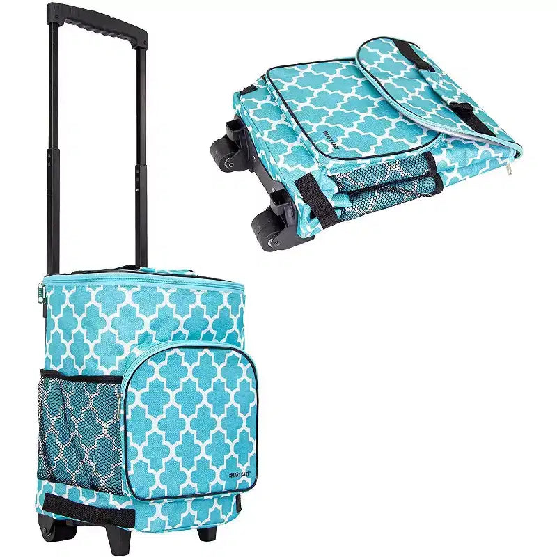 dbest products Carrello frigo ultra compatto Smart Cart, isotermico pieghevole con ruote per portellone barbecue spiaggia estate