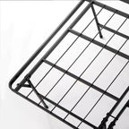 14 Telaio Letto in Acciaio Premium e Base Letto Piattaforma Nero - Mellow