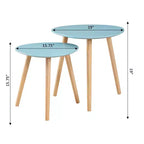 Set di 2 tavolini impilabili Oslo - Breighton Home