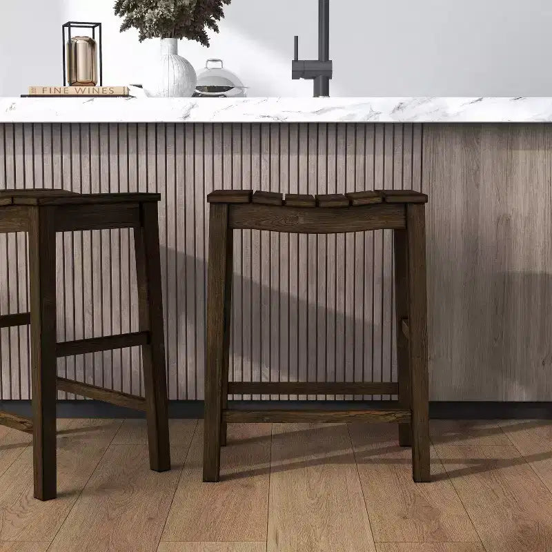 24/7 Shop At Home Set di 2 sgabelli da bar altezza bancone Shipway