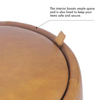 Pouf rotondo contenitore - HomePop