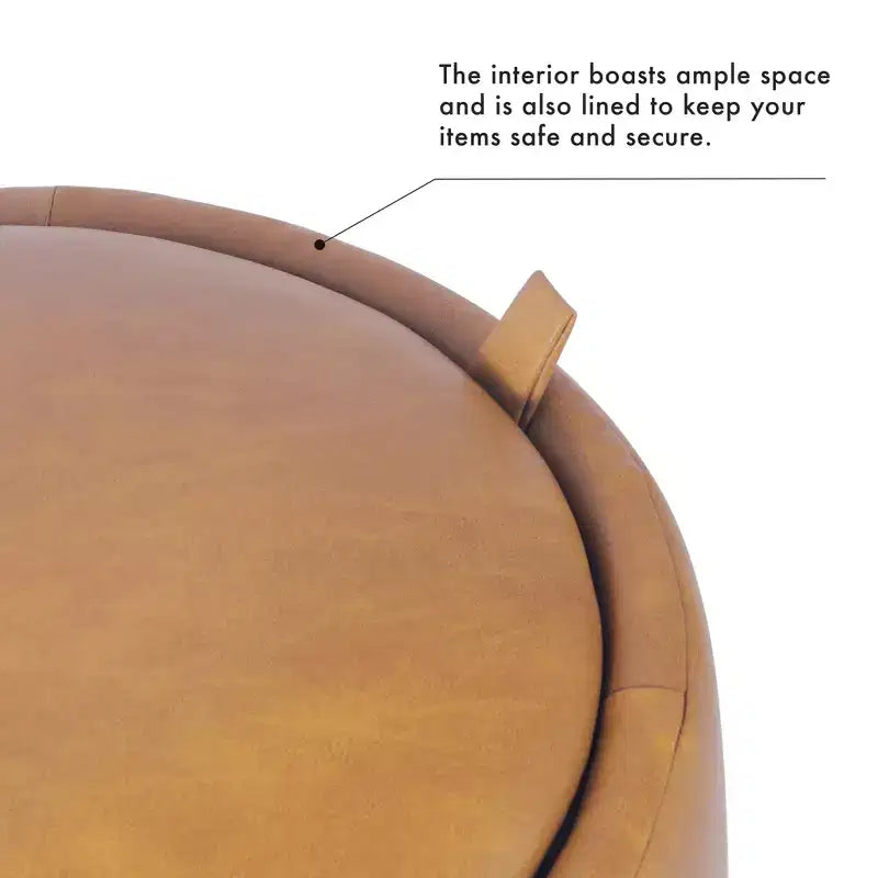 Pouf rotondo contenitore - HomePop