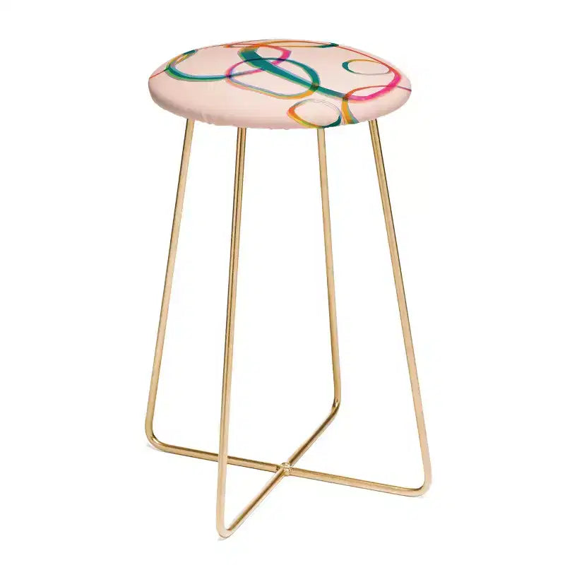 Sgabello da bar altezza bancone Love and Aberration ThirtyOne Illustrations - Deny Designs