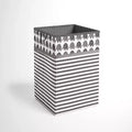 Bacati - Elephants White/Gray Collapsible Laundry Hamper