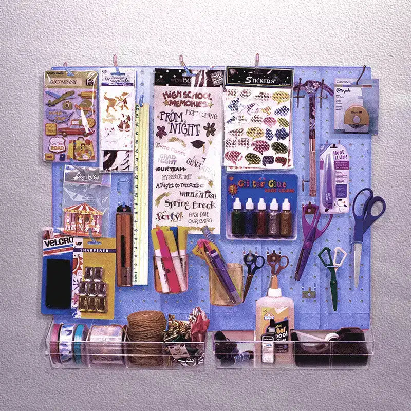 Kit Organizer da Parete per Pegboard Azar Displays 70 Pezzi
