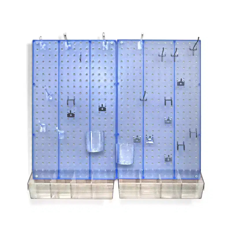Kit Organizer da Parete per Pegboard Azar Displays 70 Pezzi