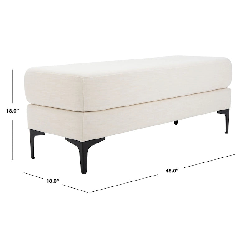 Panca rettangolare Roena - 48 x 18 x 18 - 48Lx18Px18A