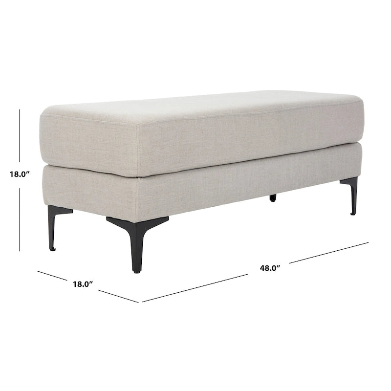 Panca rettangolare Roena - 48 x 18 x 18 - 48Lx18Px18A
