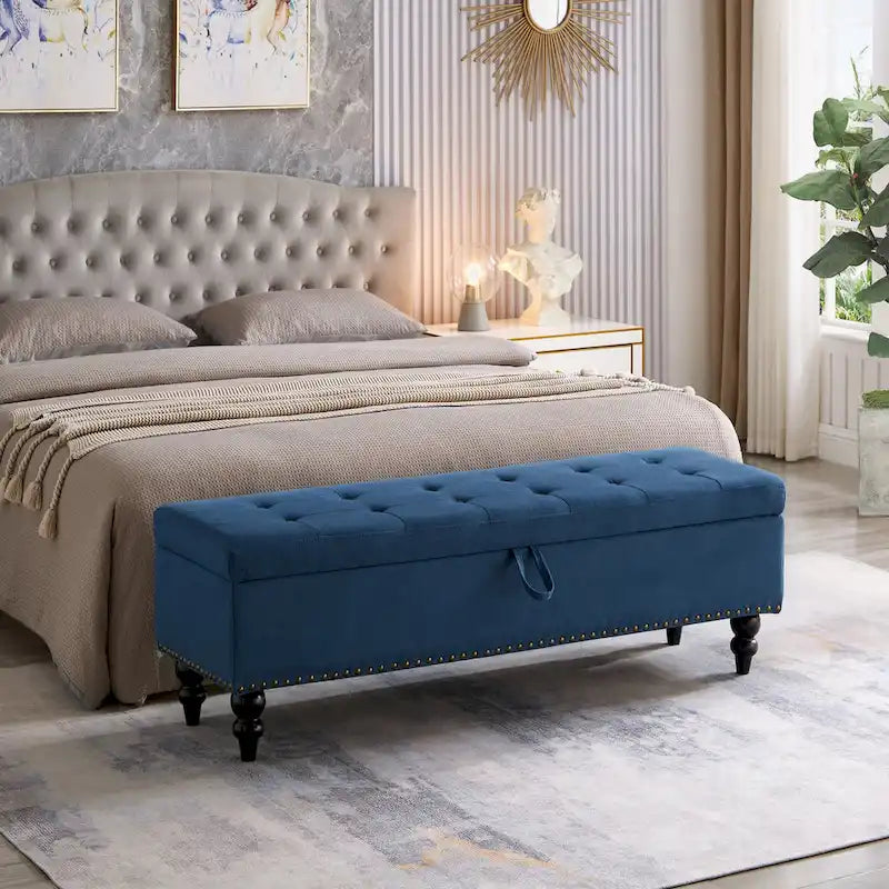Panca da letto con contenitore 59