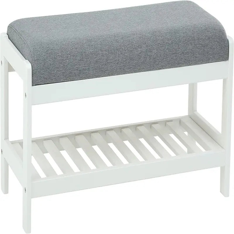 Panca scarpiera in legno - 34P x 83,5L x 40A cm