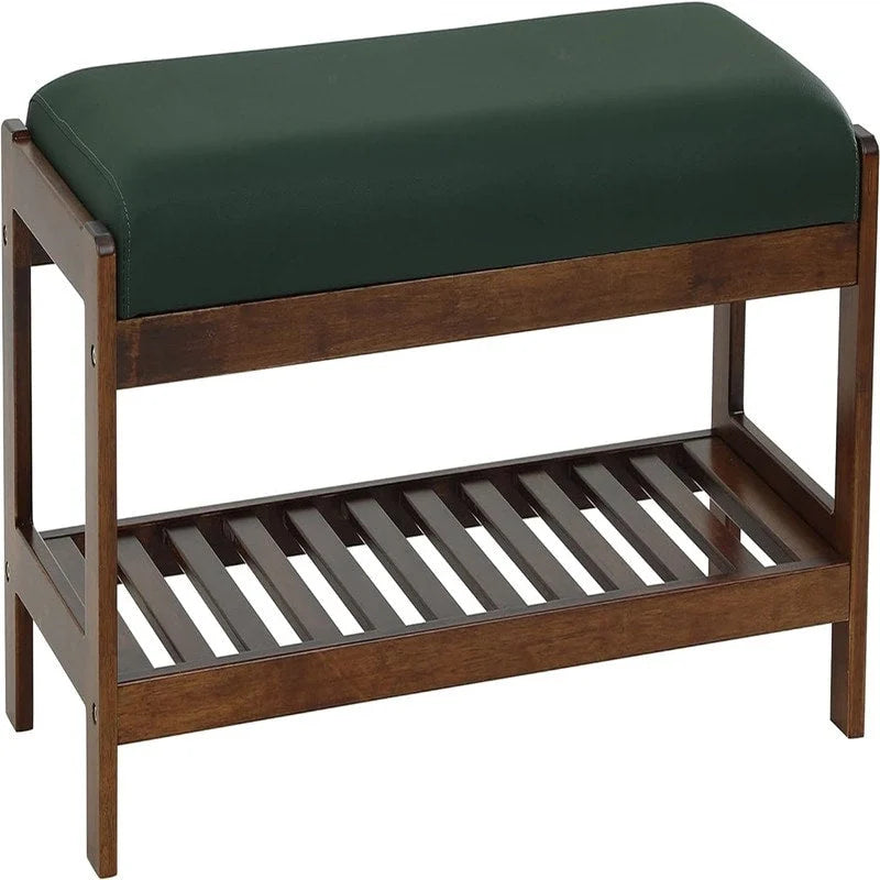 Panca scarpiera in legno - 34P x 83,5L x 40A cm