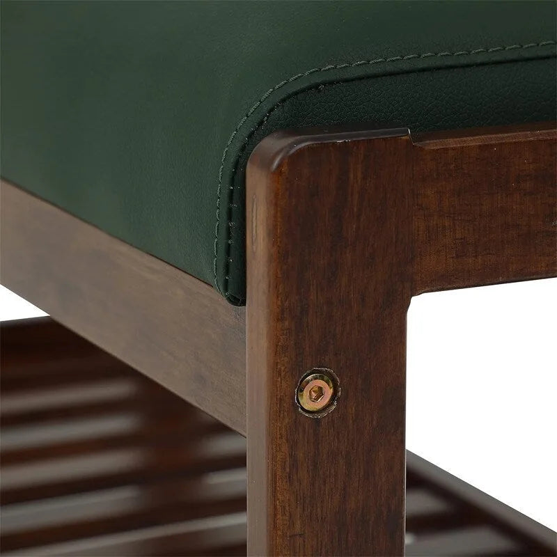 Panca scarpiera in legno - 34P x 83,5L x 40A cm
