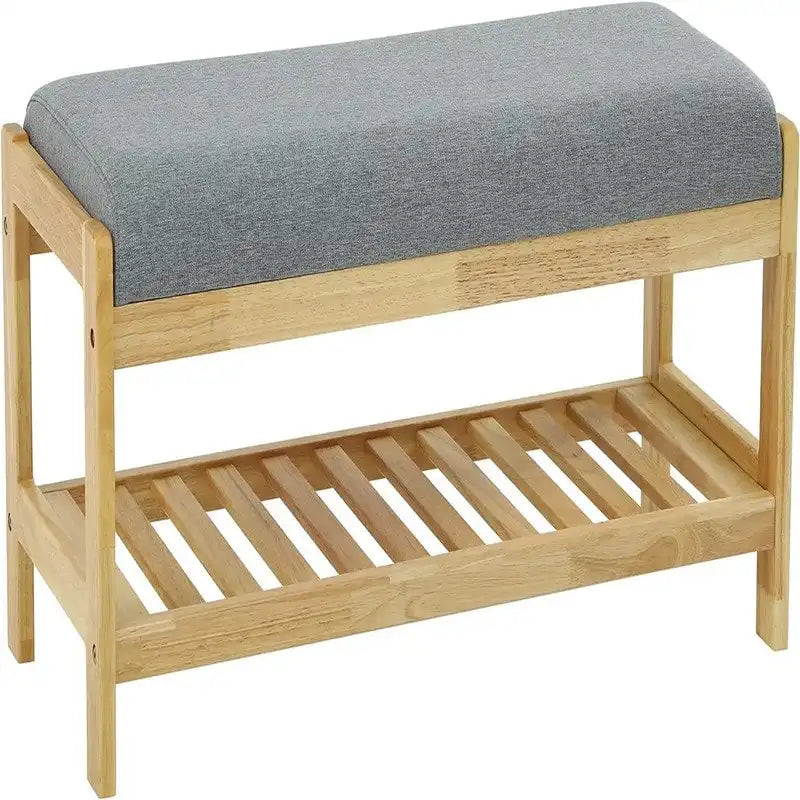Panca scarpiera in legno - 34P x 83,5L x 40A cm