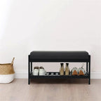 Panca scarpiera in legno - 34P x 83,5L x 40A cm