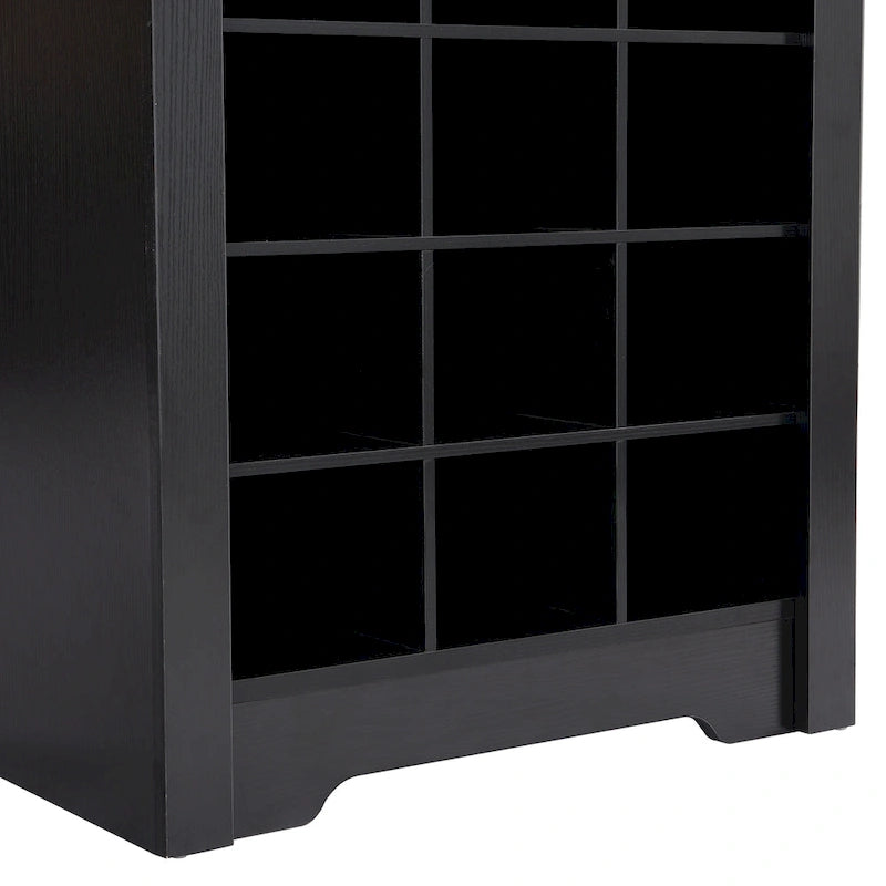 Consolle con 30 scomparti per scarpe, design elegante