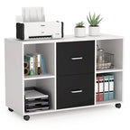 Classificatore mobile laterale in legno a 2 cassetti